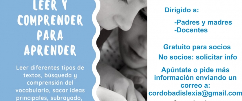 TALLER LEER Y COMPRENDER PARA APRENDER